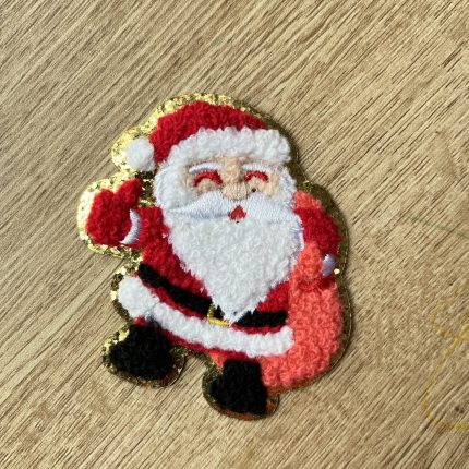 Chenille santa Patch