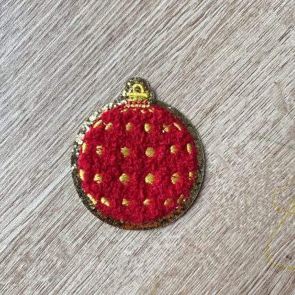 Christmas ornaments Chenille Patch