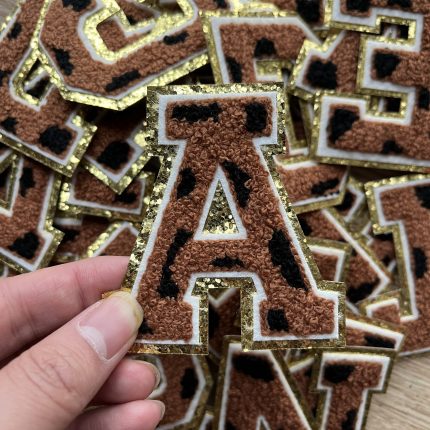 Leopard Chenille Letters