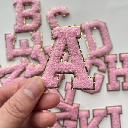 Pink Chenille Letters
