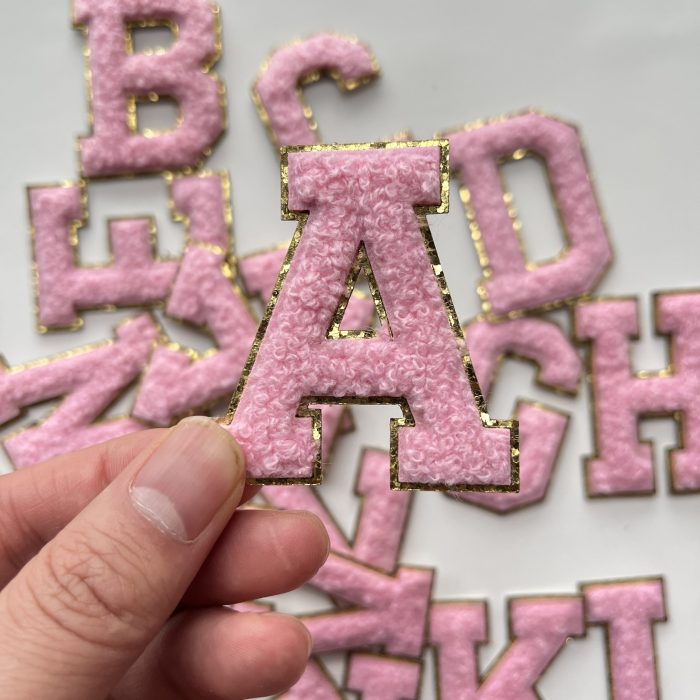 Pink Chenille Letters