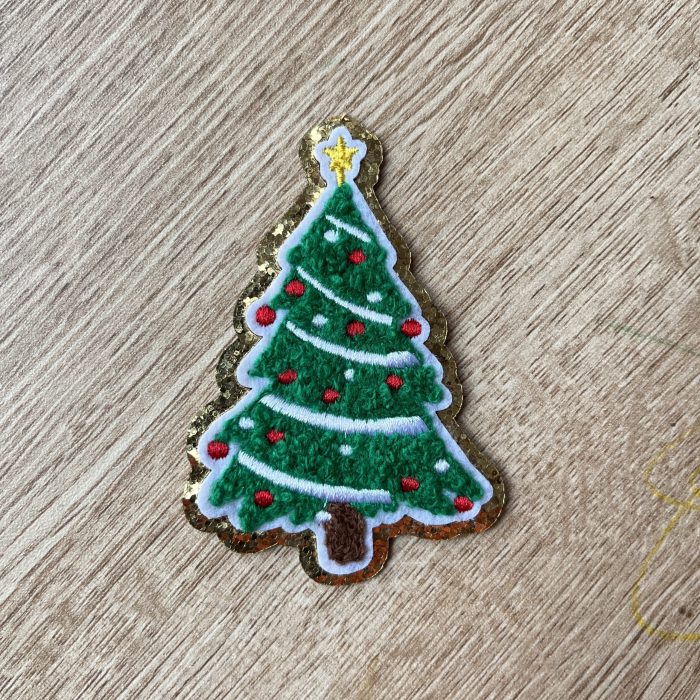 christmas tree Chenille Patch