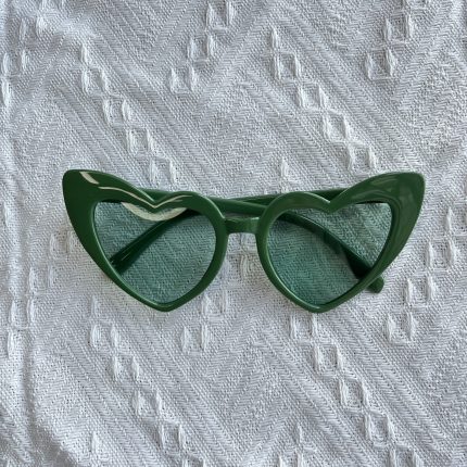 green heart sunglasses