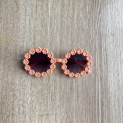 kids daisy sunglasses pink