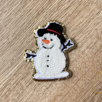 snowman Chenille Patch