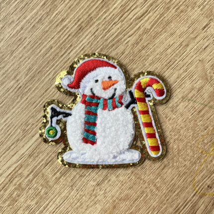 snowman Chenille Patch