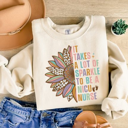 It Takes a Lot of Sparkle to Be a Nicu Nurse dtf transfer