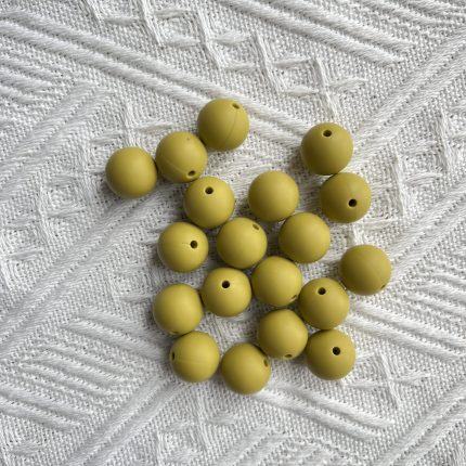 Pea Soup Silicone Beads