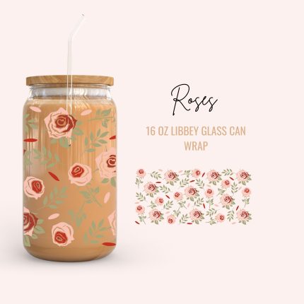 Roses 16Oz cup wrap