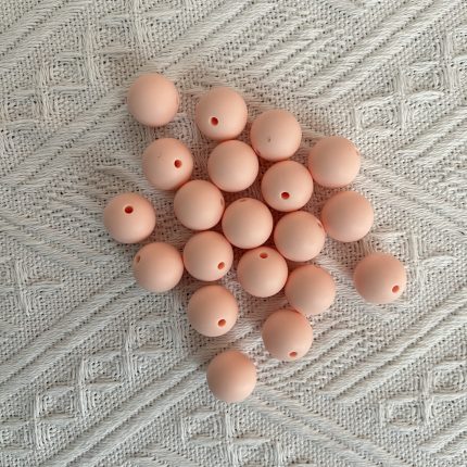 Southern Peach Silicone Beads