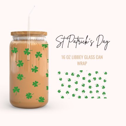 St Patrick's Day 16oz uv dtf cup wrap (11)