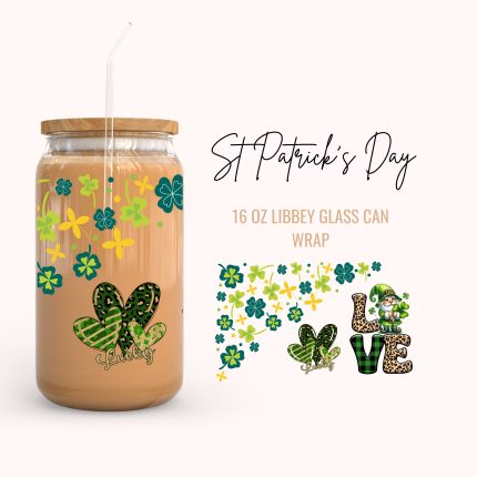 St Patrick's Day 16oz uv dtf cup wrap (21)