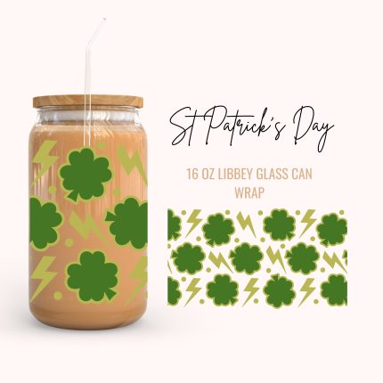 St Patrick's Day 16oz uv dtf cup wrap (24)