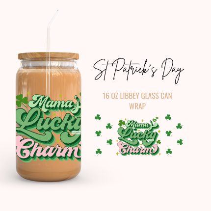 St Patrick's Day 16oz uv dtf cup wrap (5)