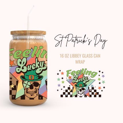 St Patrick's Day 16oz uv dtf cup wrap (6)