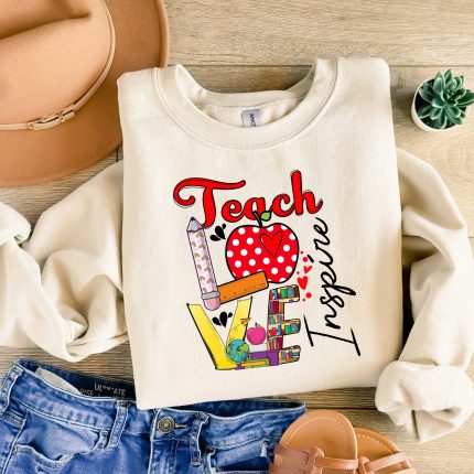 Teach Love DTF Transfer