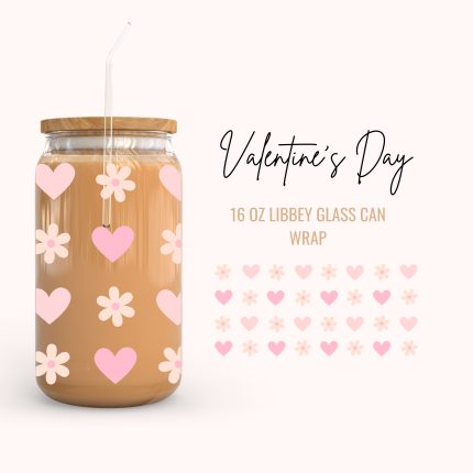Valentine UV DTF Cup Wrap