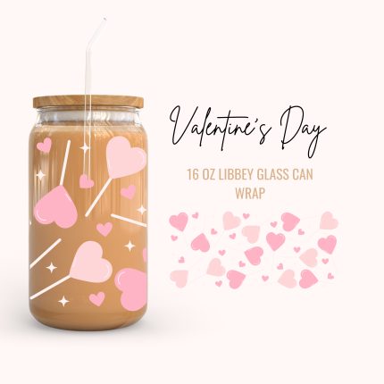 Valentine UV DTF Cup Wrap