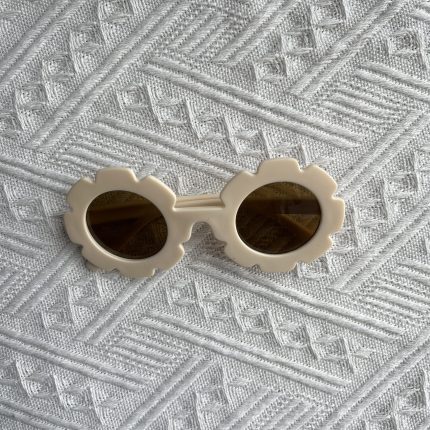 beige sunflower kids sunglasses