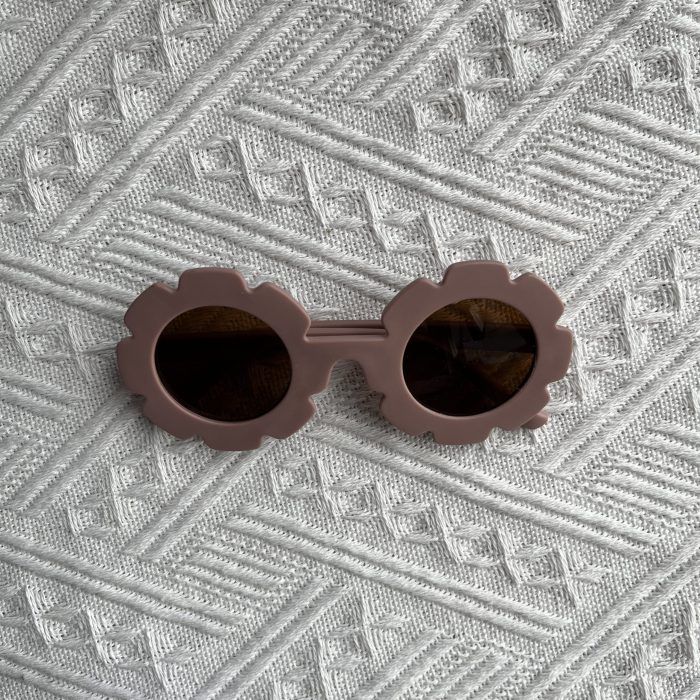 brown sunflower kids sunglasses