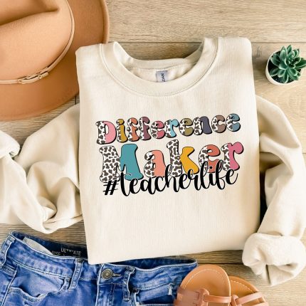 difference maker teacher life DTF Transfer