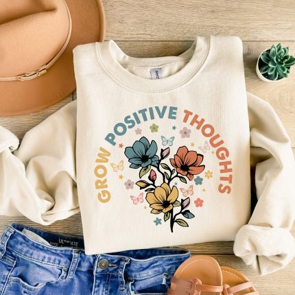 grow positive thoughts DTF Transfer