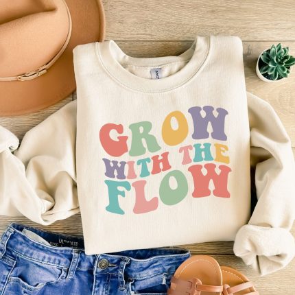 grow with the flow DTF Transfer