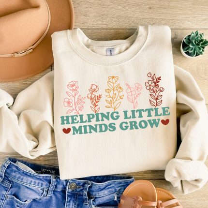 helping little minds grow DTF Transfer