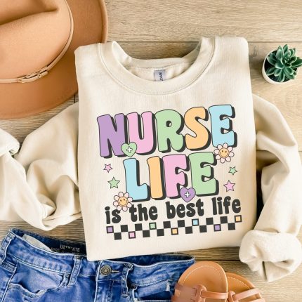 nurse life is the best life DTF Transfer