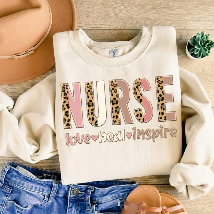nurse love heal inspire DTF Transfer