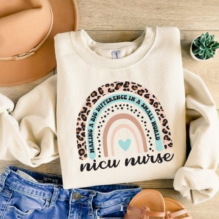 rainbow nicu nurse dtf transfer