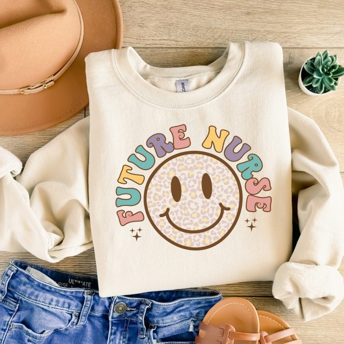 smiley future nurse dtf transfer