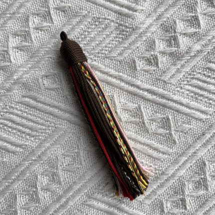 tibetan tassels brown