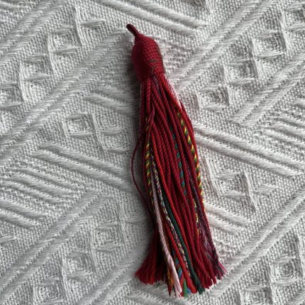 tibetan tassels red