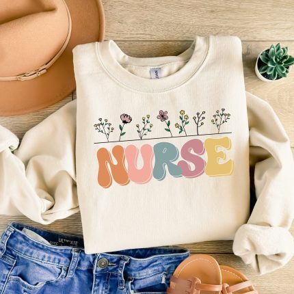 wildflower nurse DTF Transfer