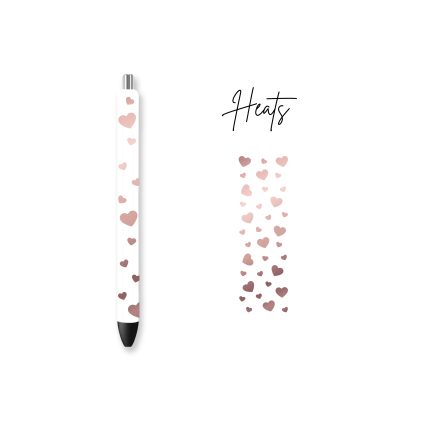 hearts pen wraps