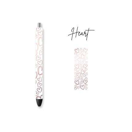 hearts pen wraps