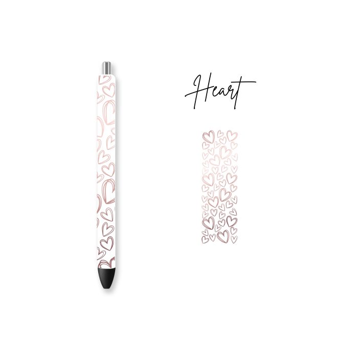 hearts pen wraps