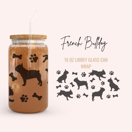 French Bulldog cup wraps