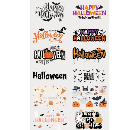 halloween premade uv dtf gang sheet
