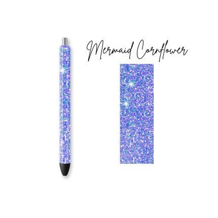 mermaid cornflower pen wraps