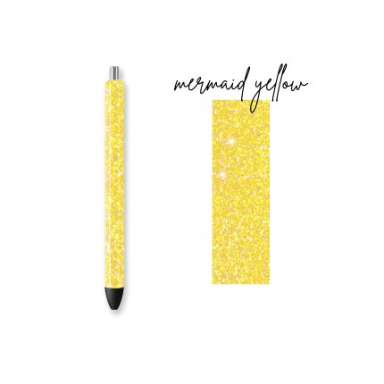 mermaid yellow pen wraps