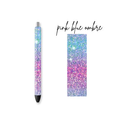pink blue ombre pen wraps