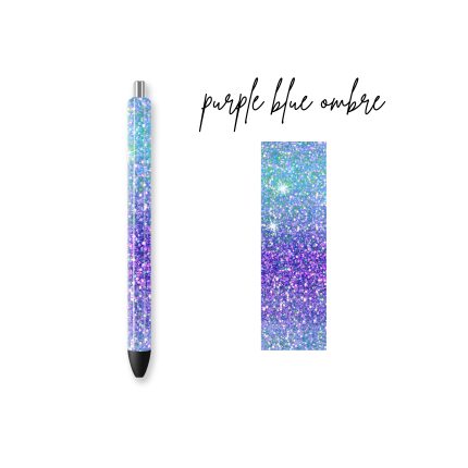 purple blue ombre pen wraps