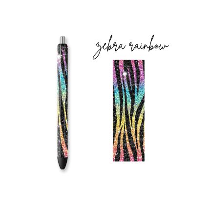 zebra rainbow pen wraps