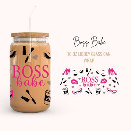 BossBabe 16oz uv dtf cup wraps