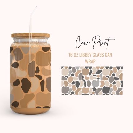 Cowprint 16oz uv dtf cup wraps