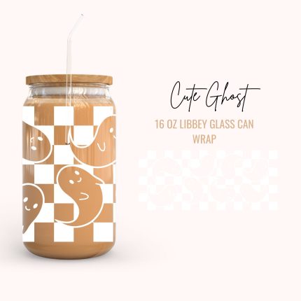 CuteGhost 16oz uv dtf cup wraps